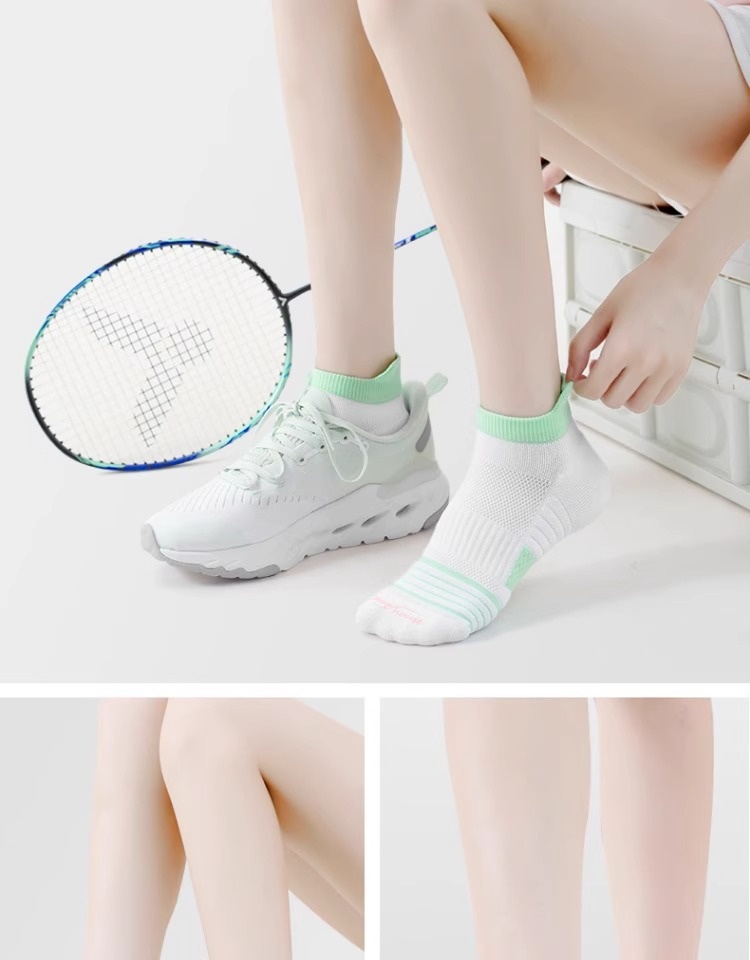 Chaussettes de sport ActiveGo pour femmes, modèle court d'été, idéales pour le marathon, la randonnée, l'alpinisme, la course à pied, le basketball professionnel et le badminton._voghion.com