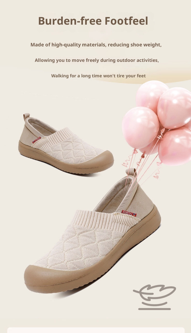 ShoeGlobe Frühjahr/Herbst Neue Damen-Slipper mit Stoffsohle, weicher Oberfläche, modisch, leicht, bequem, rutschfest, für Arbeit und Freizeit_voghion.com