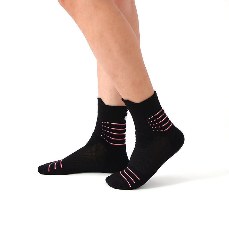 ActiveGo Herren-Outdoor-Sportsocken aus dickem Frottee mit Polsterung, ideal zum Laufen, Basketballspielen, Radfahren und Wandern, schweißabsorbierend_voghion.com