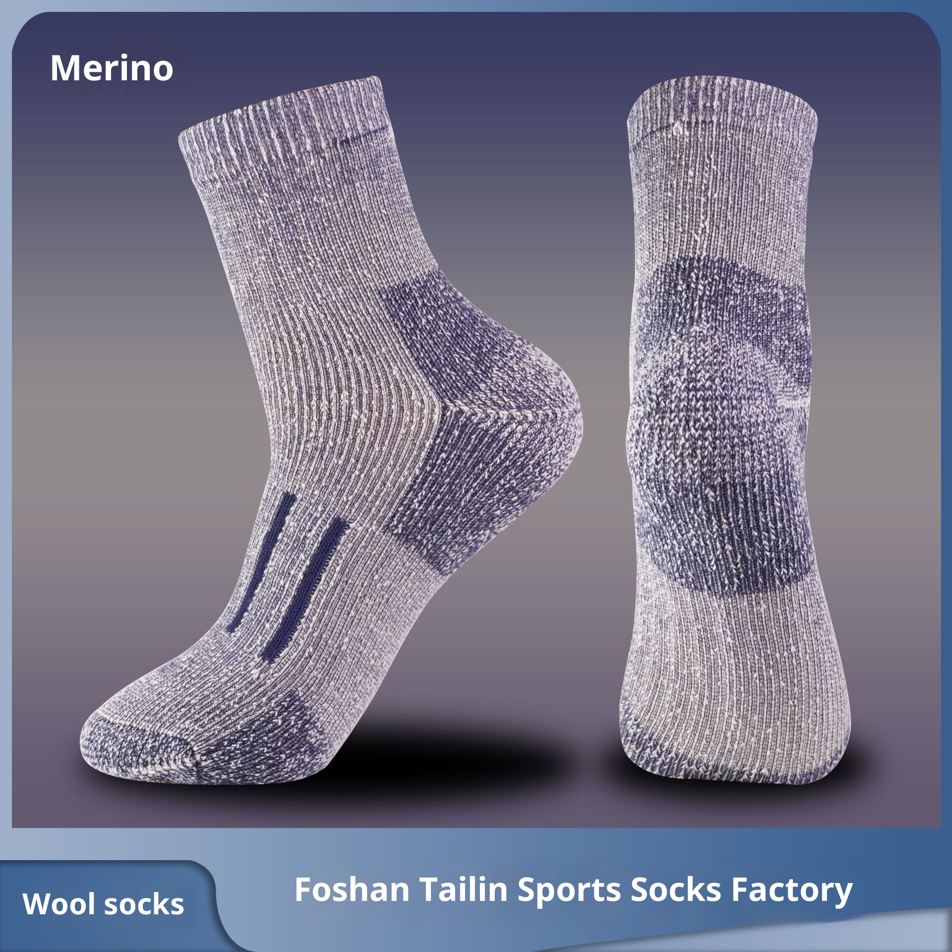 ActiveGo ActiveGo Cross-Border High-Pile Wool For Hiking, Trekking, Skiing, Outdoor Sports, Mid-Calf, Odor-Resistant, Wholesale_voghion.com