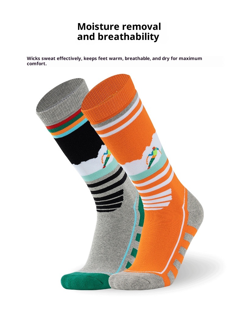ActiveGo ActiveGo Custom Cross-Border Children's Ski Merino Wool Winter Warm Hiking Outdoor Sports Socks_voghion.com