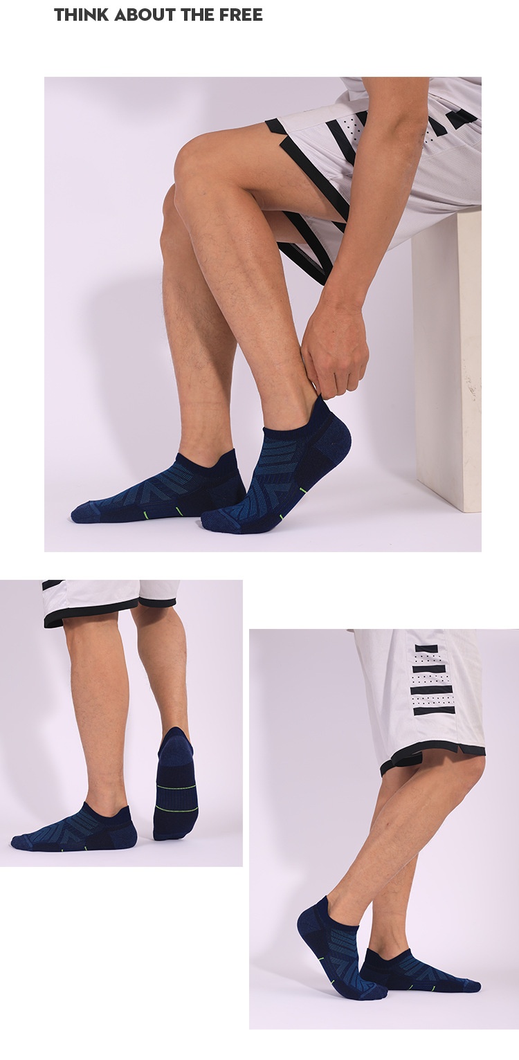 ActiveGo ActiveGo Men's And Women's Outdoor Sports Thickened Towel Bottom Short Tube Moisture-Wicking Hiking Merino Wool Running Socks_voghion.com