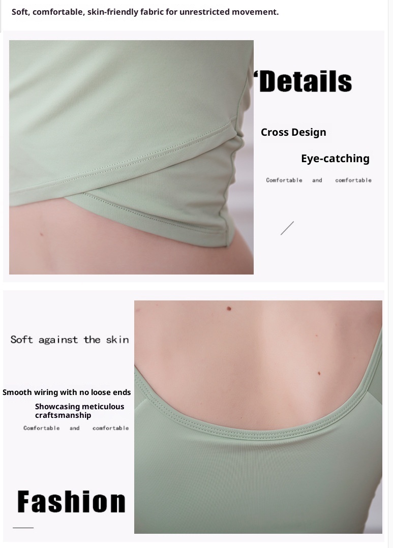 Camiseta de yoga ActiveGo de secado rápido con almohadilla pectoral para mujer, corte ajustado, ideal para deportes al aire libre y fitness, manga corta, perfecta para el verano._voghion.com