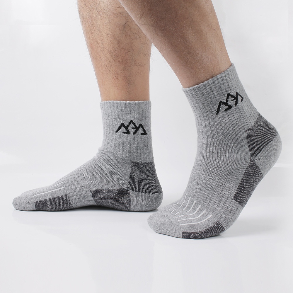 ActiveGo ActiveGo SANTO Thickened Long Tube Thermal Hiking Running Trekking Breathable Deodorant Men's Sports Quick-Dry Athletic Socks_voghion.com