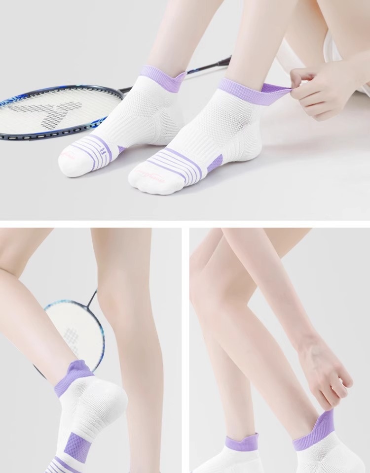 Chaussettes de sport ActiveGo pour femmes, modèle court d'été, idéales pour le marathon, la randonnée, l'alpinisme, la course à pied, le basketball professionnel et le badminton._voghion.com