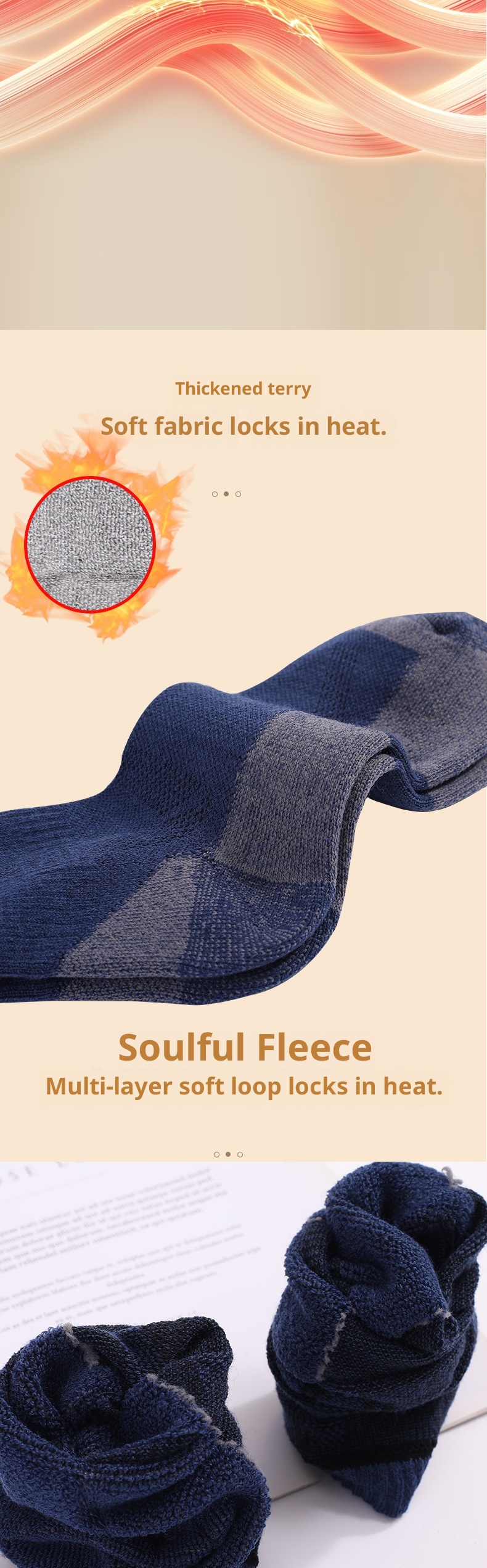 ActiveGo ActiveGo Calzini da uomo in lana merino, spessi, caldi, per escursionismo, sci, sport, alpinismo, neve_voghion.com