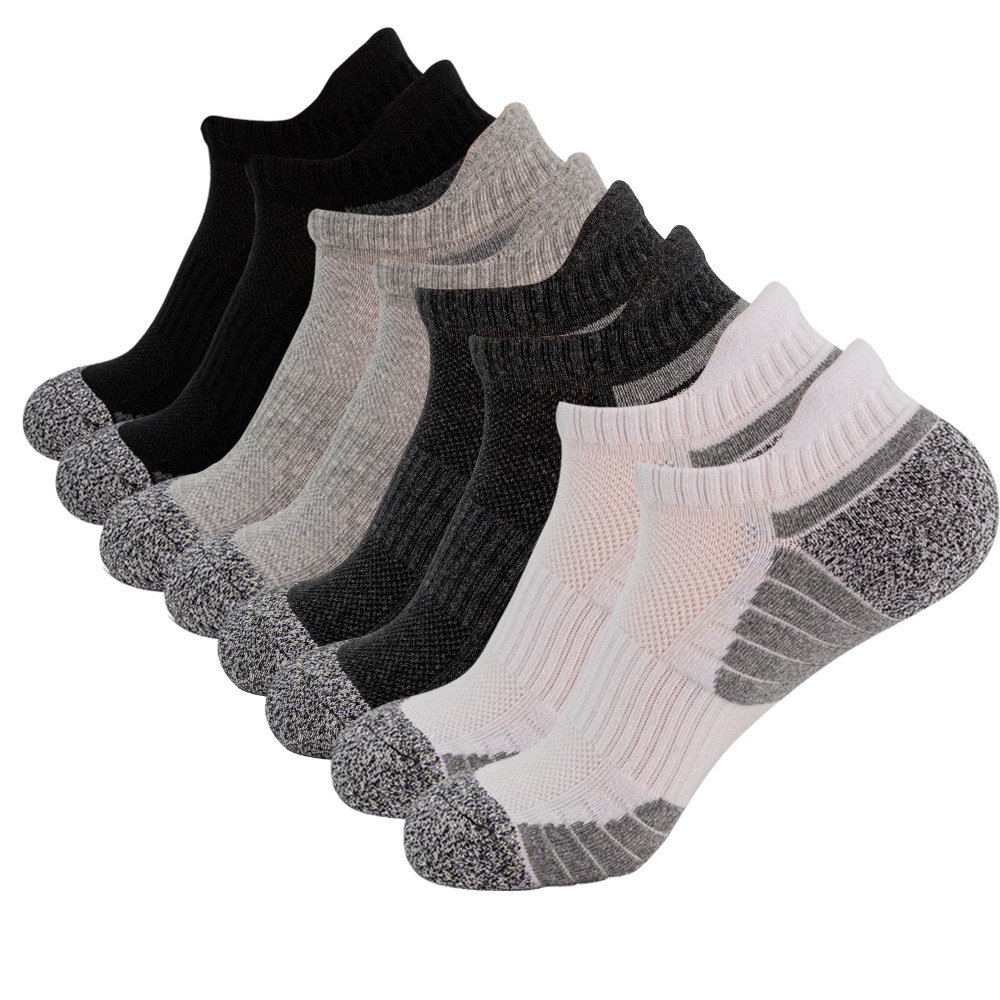 ActiveGo ActiveGo Cross-Border Thickened Towel Bottom Cotton Sports Outdoor Men's Hiking Running Trekking Sweat-Absorbing Mesh Short Tube_voghion.com