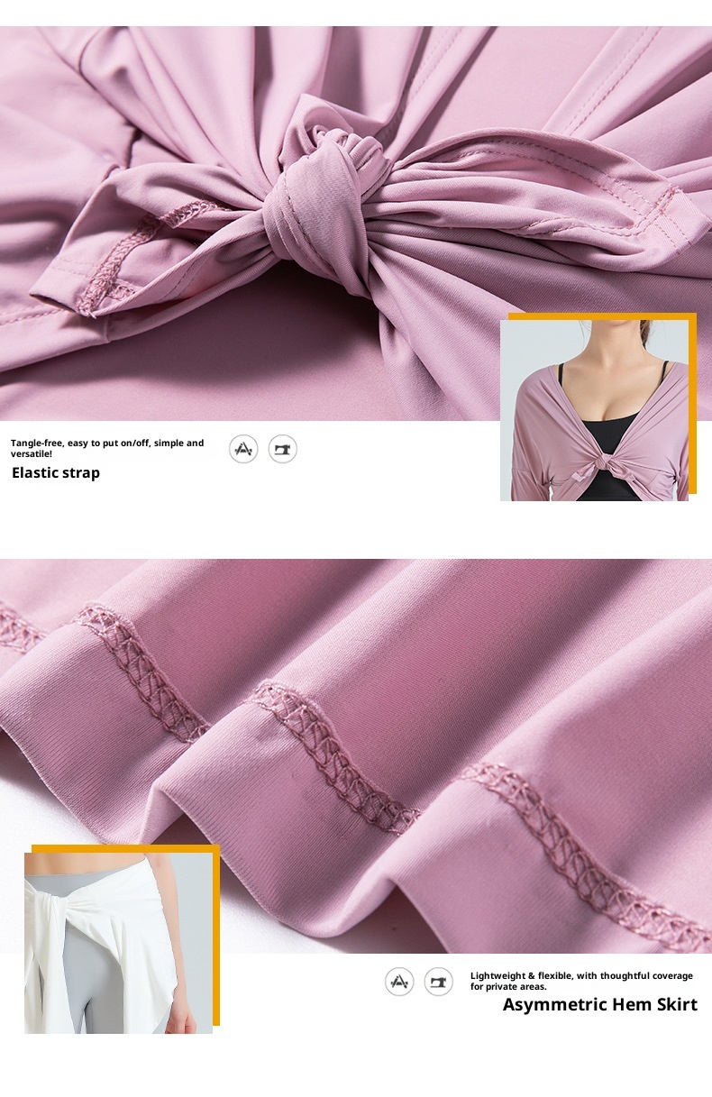 T-shirt de sport ActiveGo automne-hiver à manches longues pour femme, idéal pour le yoga, la course à pied et les activités de plein air. Inspiré des influenceuses fitness._voghion.com