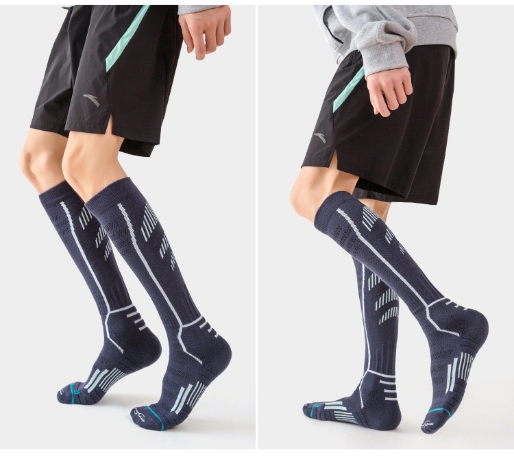 ActiveGo ActiveGo Men's High Tube Thickened Warm Ski Sports Compression Socks Towel Bottom Mountaineering Outdoor_voghion.com