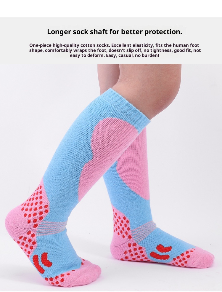 ActiveGo ActiveGo Calzini da sci per bambini, spessi, caldi e assorbenti, per sport all'aria aperta, da trekking, produttore all'ingrosso_voghion.com