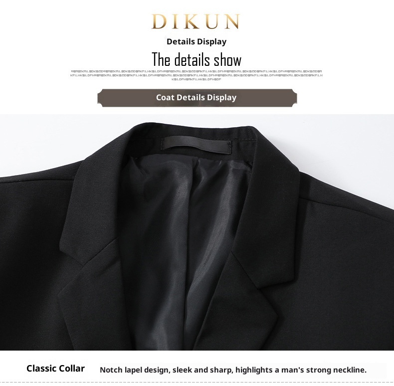 1 Completo completo da uomo a tre pezzi slim fit per la primavera e l'autunno, per abiti formali da sposo_voghion.com