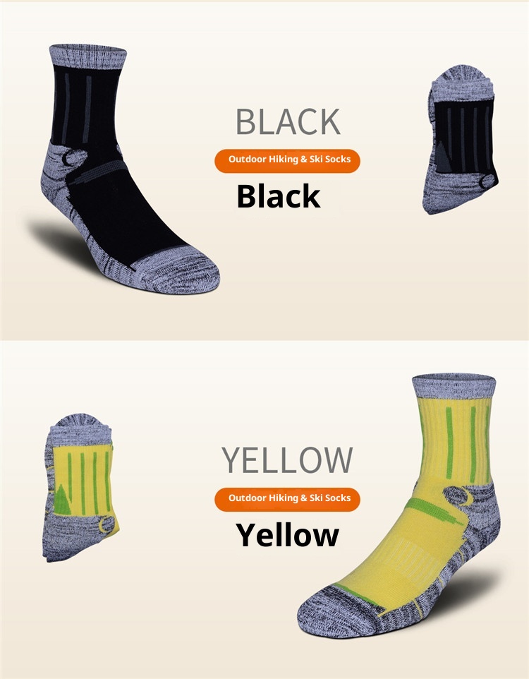 ActiveGo ActiveGo R-BAO Calzini funzionali lunghi da corsa e escursionismo, in saldo, per sport all'aria aperta, sci, pesca e autunno inverno_voghion.com