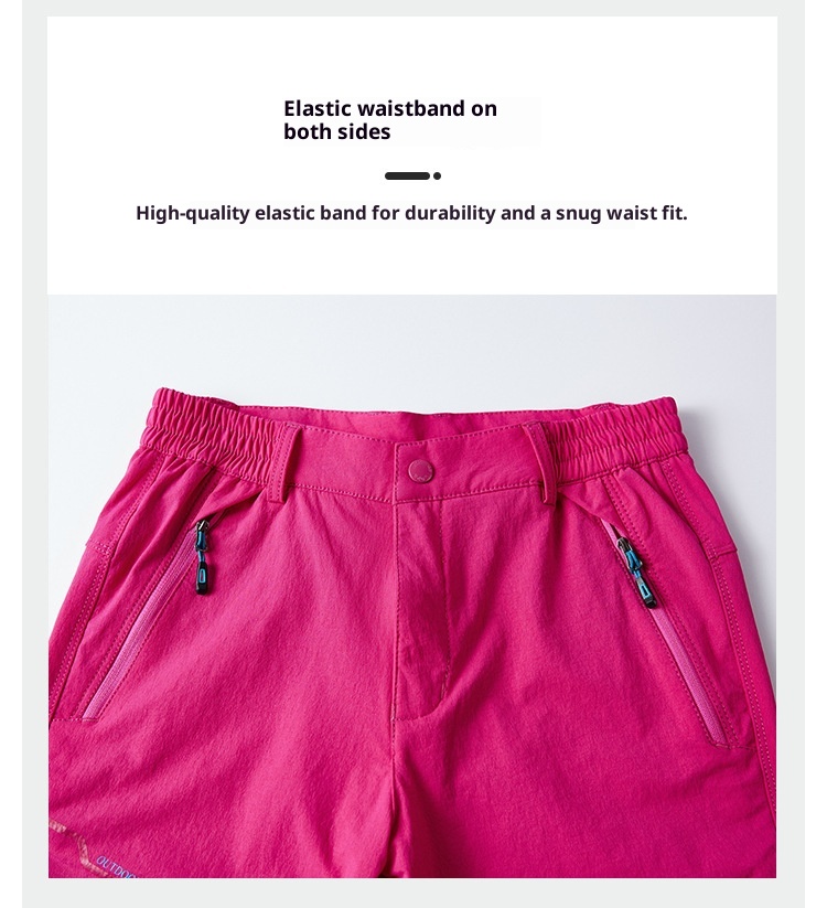 Pantalon de sport outdoor 001 à séchage rapide, respirant, coupe ajustée, effet amincissant, idéal pour la randonnée, l'alpinisme et les activités tactiques._voghion.com