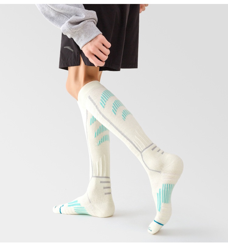 ActiveGo ActiveGo Men's High Tube Thickened Warm Ski Sports Compression Socks Towel Bottom Mountaineering Outdoor_voghion.com
