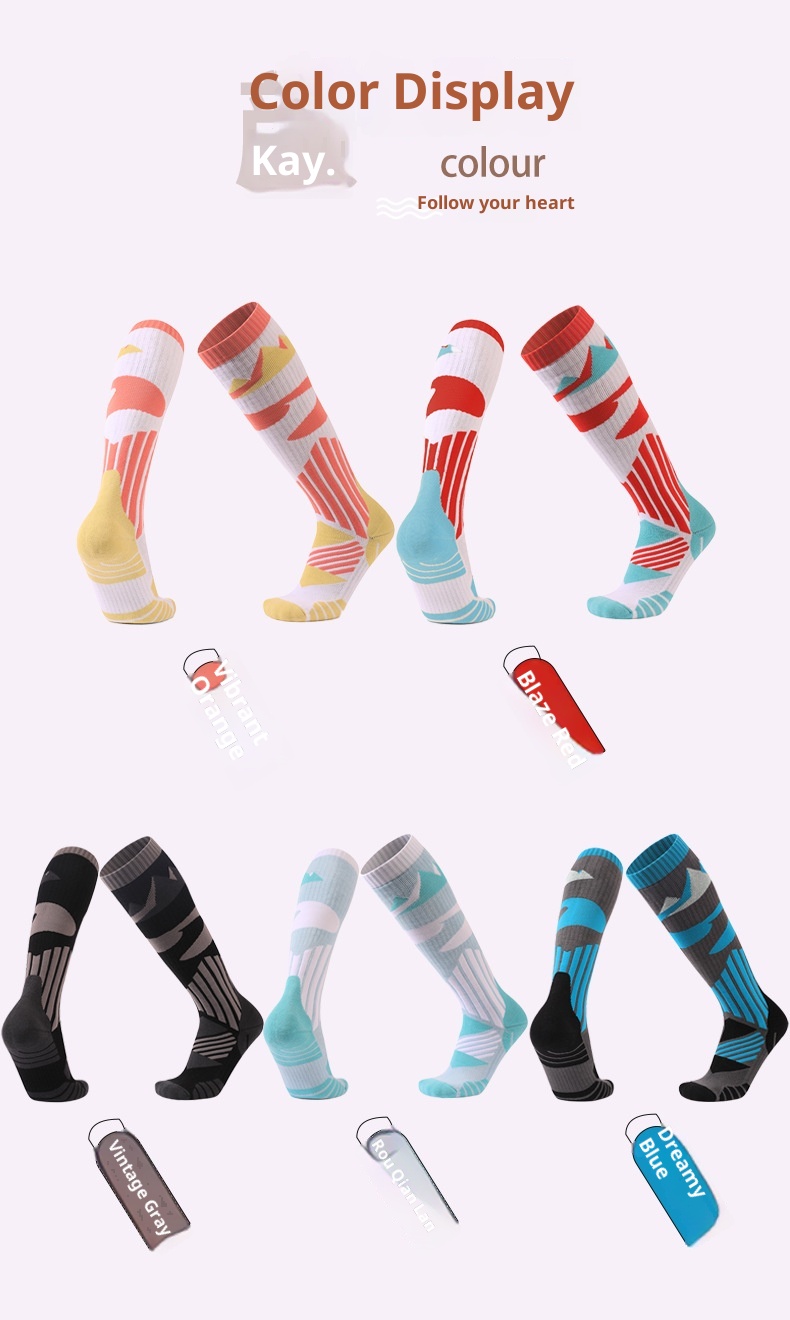 ActiveGo ActiveGo Outdoor Sports Thickened Hiking For Men Women, Towel Bottom Sweat-Absorbing Long Tube Socks, Odor-Resistant And Warm_voghion.com