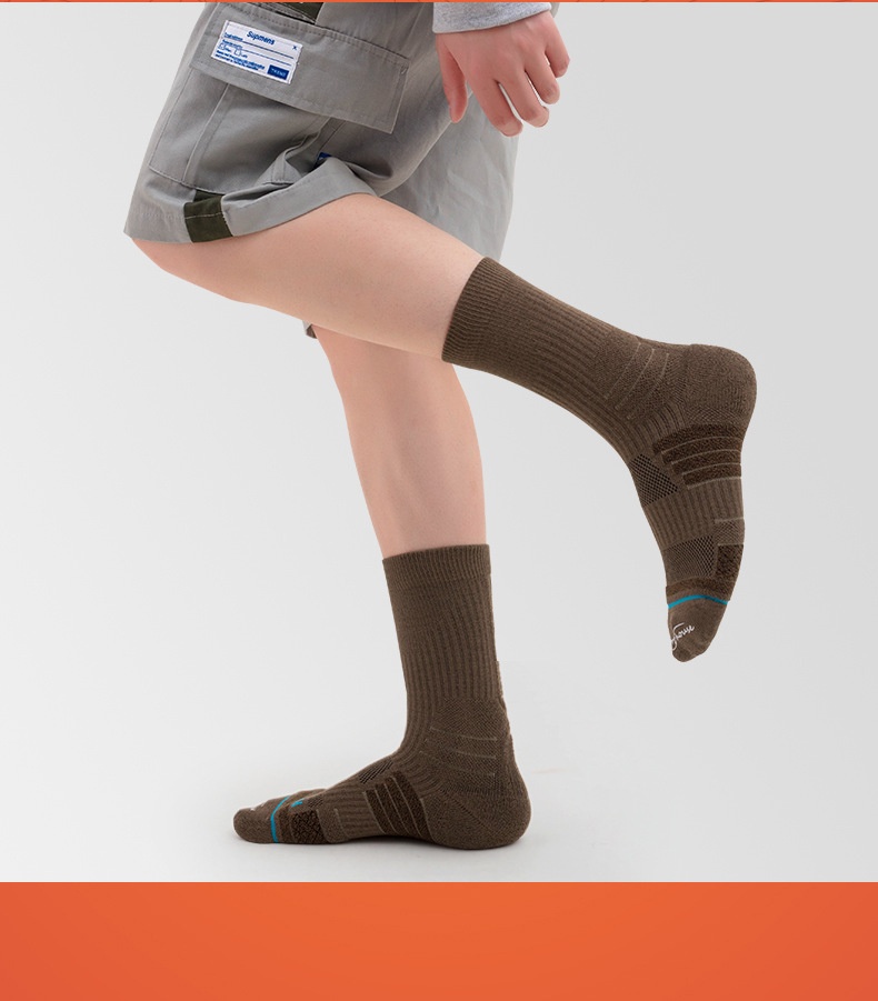 ActiveGo ActiveGo Sport's House Men's Mid-Calf COOLMAX Quick-Dry Breathable Fabric Hiking Climbing Sports Socks_voghion.com