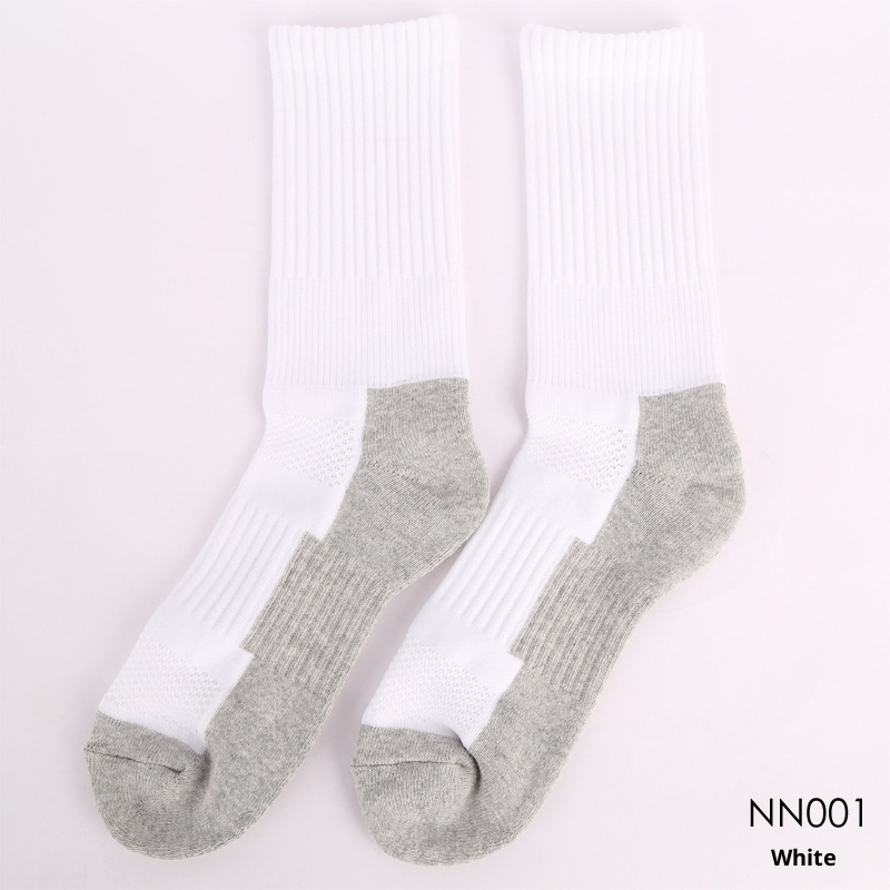 ActiveGo ActiveGo Men's Mid-Calf Football Running Compression Terry Bottom Hiking Outdoor Sports Socks_voghion.com