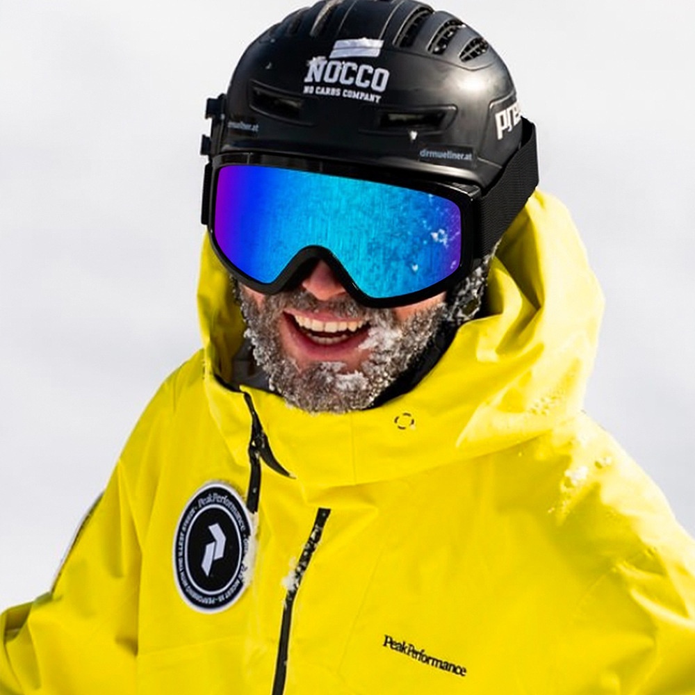 ActiveGo Cross-Border Neue doppellagige Antibeschlag-Bergsteiger-Skibrille für Outdoor-Aktivitäten, großer Rahmen, winddicht, sandfarben, polarisiert_voghion.com