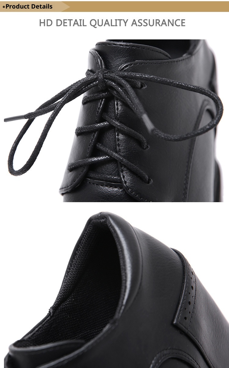 ShoeVault 558-12 Ultra High Heel Wedge Short 13CM Waterproof Platform Lace-Up Martin Height Increasing Women's Winter Boots_voghion.com