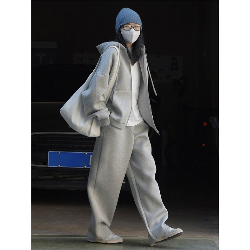 001 Salt Style Sportswear Mujer, Primavera y Otoño, Corte Holgado, Adelgazante, Moda, Estilo Perezoso, Sudadera, Casual_voghion.com