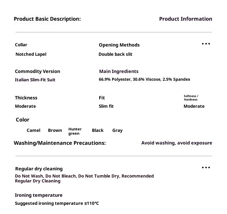 boy Casual Set Men Groom Wedding Business Slim Fit Suit For Work Interview Professional Formal Wear Men's Clothing_voghion.com