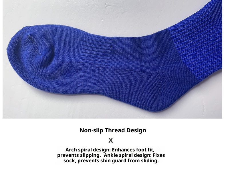 ActiveGo ActiveGo Chaussettes de football montantes pour adultes et enfants, antidérapantes, pour l'entraînement et la compétition, en vente en gros_voghion.com