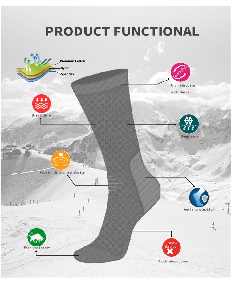 ActiveGo ActiveGo RBAO Vente directe Chaussettes fines de randonnée extérieure 047 Été Automne Trekking Course à pied Alpinisme mi-mollet_voghion.com