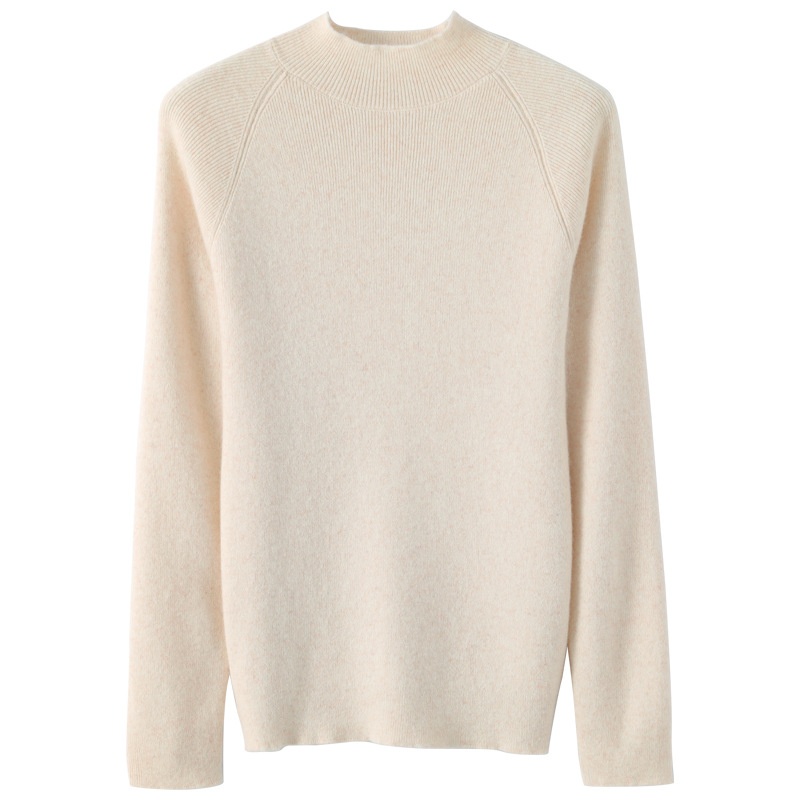 GraceChic GraceChic GraceChic Autunno Inverno Mezza Dolcevita Per Donna 2021 Nuova Maglia Base In Lana Manica Lunga Pullov Vestibilità Slim Maglia Spessa_voghion.com