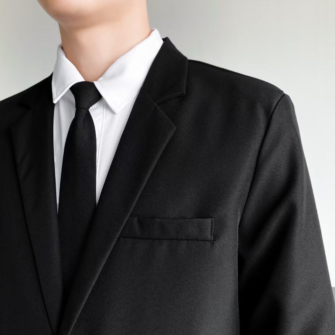 Giacca da uomo DK autunno INS casual set studente laurea foto classe uniforme stile accademia JK piccolo abito_voghion.com