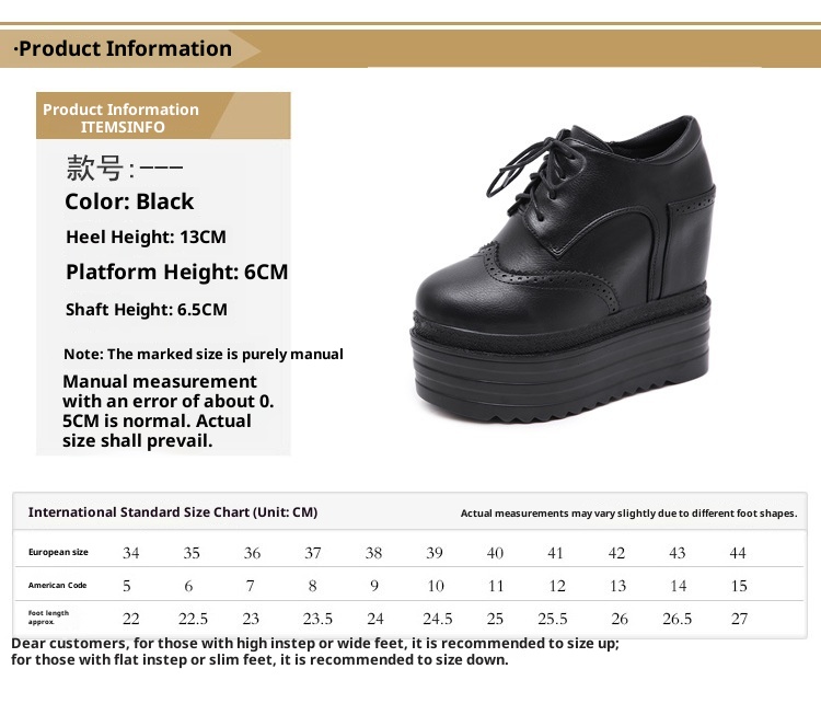 ShoeVault 558-12 Ultra High Heel Wedge Short 13CM Waterproof Platform Lace-Up Martin Height Increasing Women's Winter Boots_voghion.com