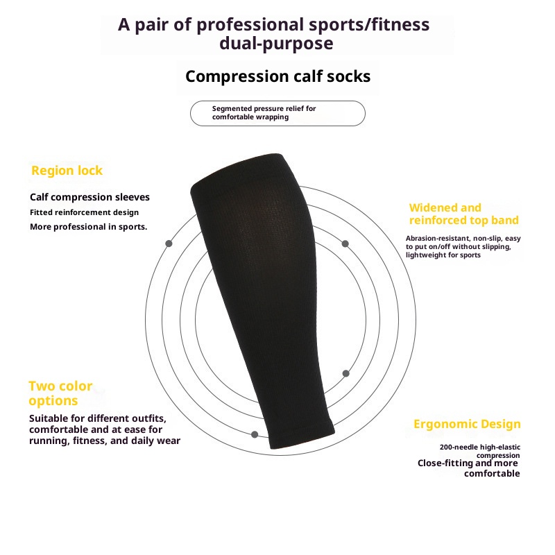 ActiveGo ActiveGo Maxx Professional Calf Waterproof Swelling Leg Sleeves Outdoor Sports Cycling Mountaineering Compression Socks Wholesale_voghion.com