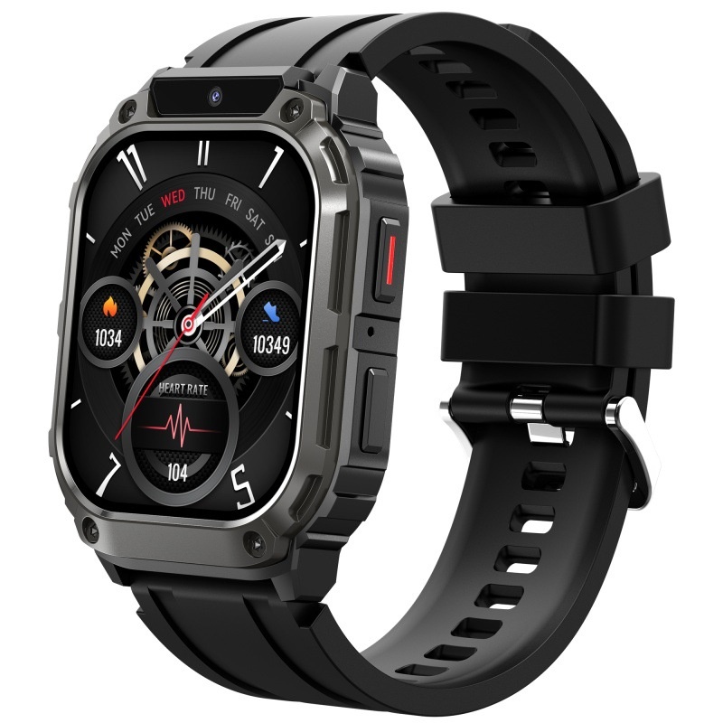 Smart Card Phone Watch Bracelet Titanium Metal Large Screen Full Network 5G Heart Rate Pressure Blood Oxygen NFC_voghion.com