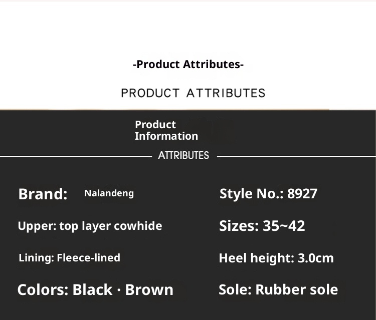 ShoeVault Warm Short For Women Genuine Leather New Wedge Side Zipper Round Toe Retro Shoe Non-Slip Height Increaing Women'_voghion.com