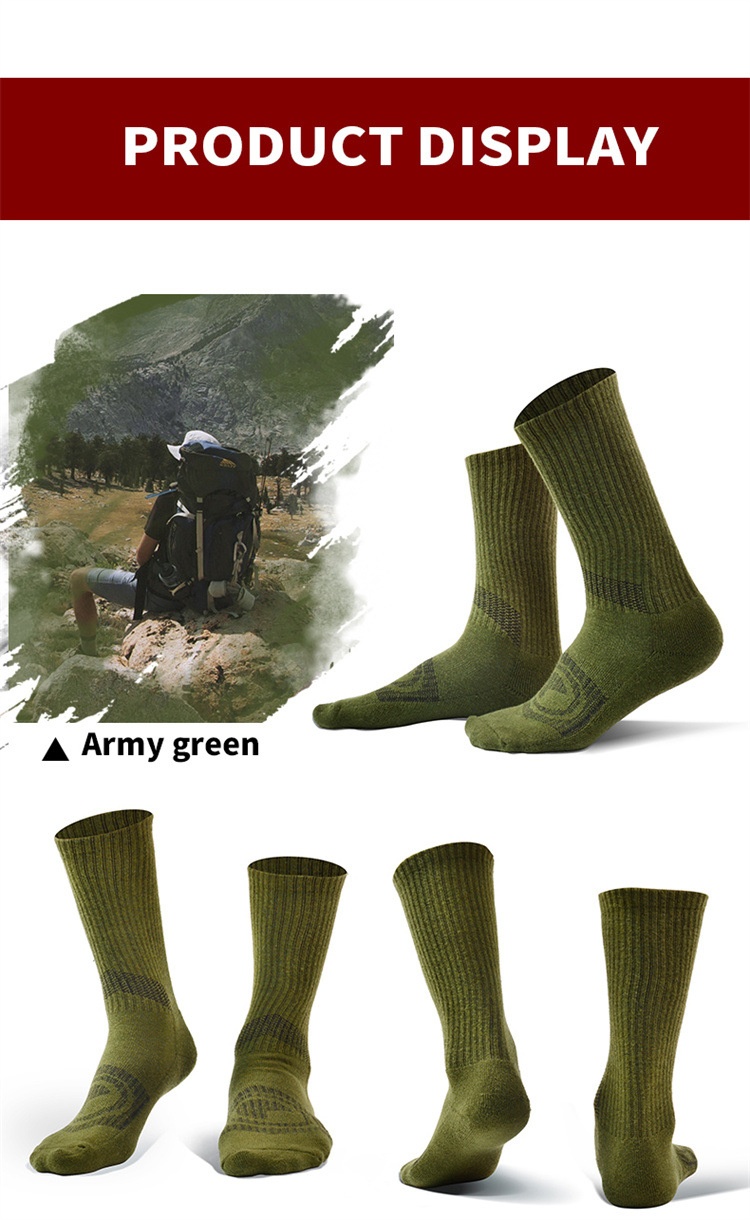 ActiveGo ActiveGo RBAO Vente directe Chaussettes fines de randonnée extérieure 047 Été Automne Trekking Course à pied Alpinisme mi-mollet_voghion.com
