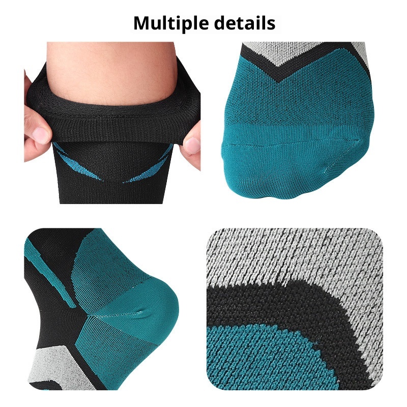 ActiveGo ActiveGo Outdoor Compression Pressure Cycling New Hiking Marathon Leg Protection Running Sports Men And Women Socks Long Tube_voghion.com