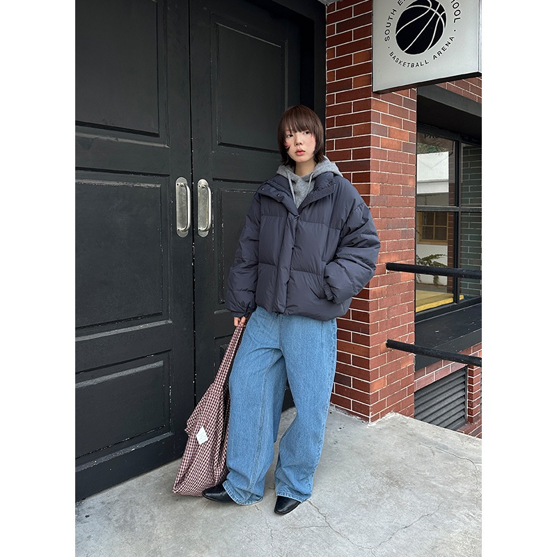 Chaqueta de plumón de pato blanca ChicShe Mulan Classic Bread 2025 Thirteen Lines Winter New 90 para mujer 202555980_voghion.com