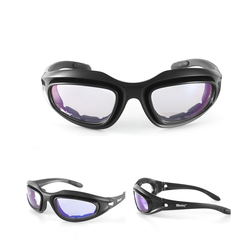 Set di occhiali tattici ActiveGo C5, per ciclismo, alpinismo, antivento, CS, antiproiettile, da tiro, alla moda_voghion.com