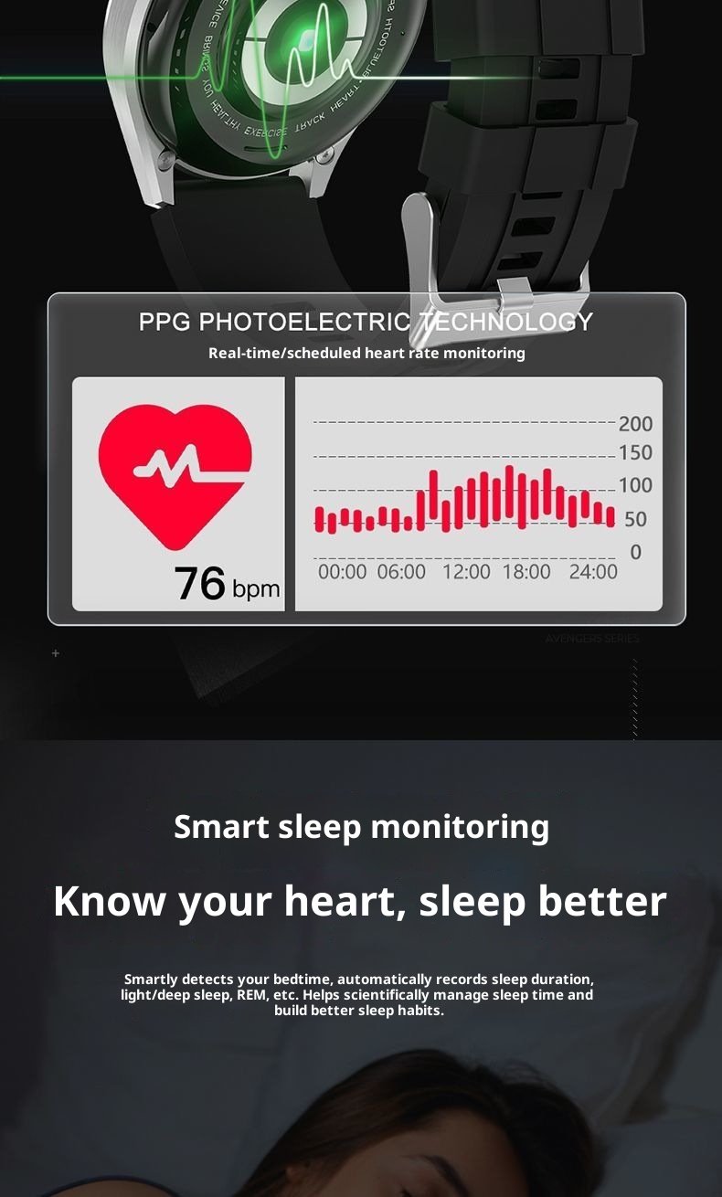 Smartwatch GT8 compatibile con più dispositivi, braccialetto sportivo, chiamata Bluetooth, controllo accessi NFC, frequenza cardiaca, monitoraggio del sonno_voghion.com