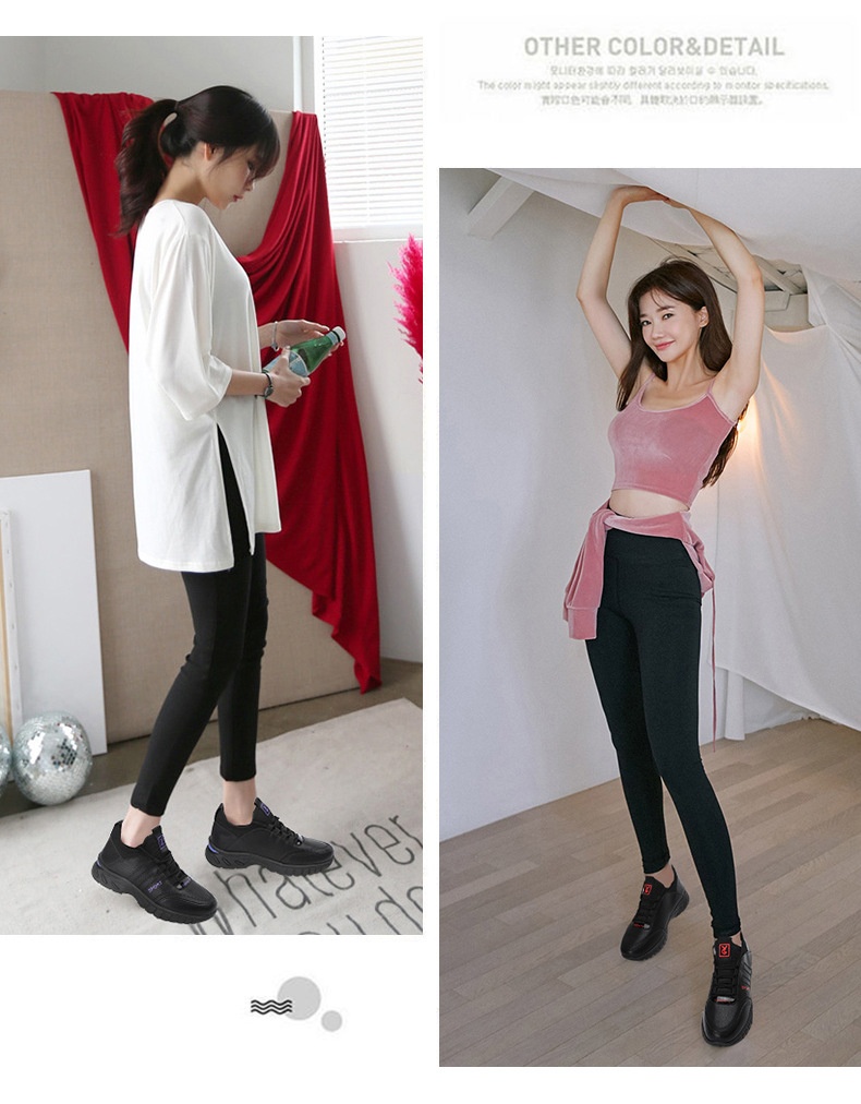 ShoeGlobe Automne-Hiver 2024 - Nouveautés Chaussures Femme Décontractées en Cuir, Semelle Souple, Doublure Polaire, Chaudes et Confortables - Chaussures de Bureau_voghion.com