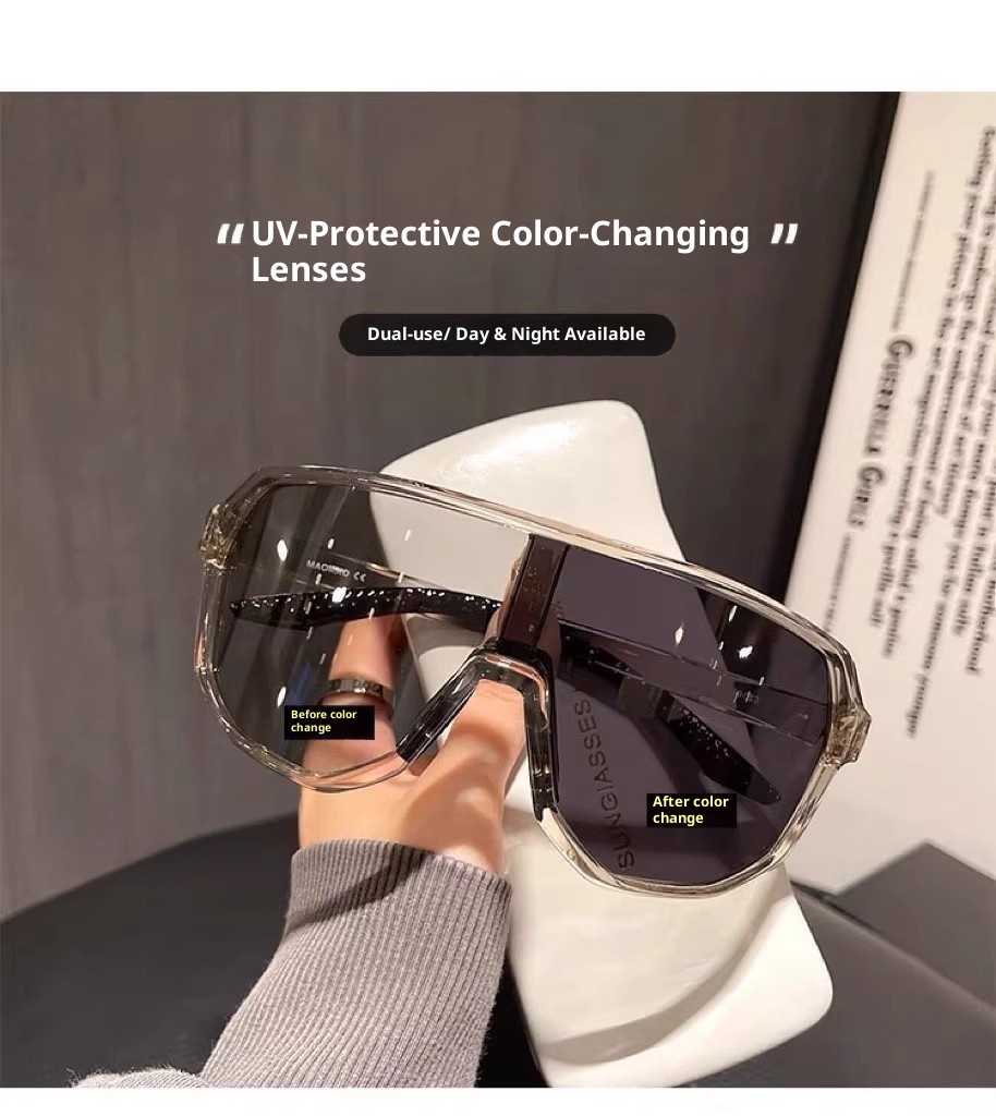 Occhiali da sole ActiveGo da donna di alta qualità, occhiali da alpinismo antivento, occhiali da ciclismo all'aperto, protezione UV che cambiano colore_voghion.com