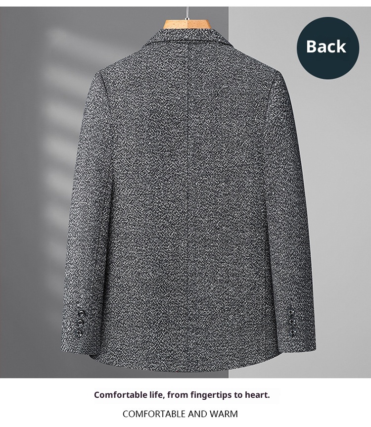 1 Extra Large Men's Suit Jacket Spring Autumn Business Plus Size Loose Fit Big And Tall Casual Blazer_voghion.com