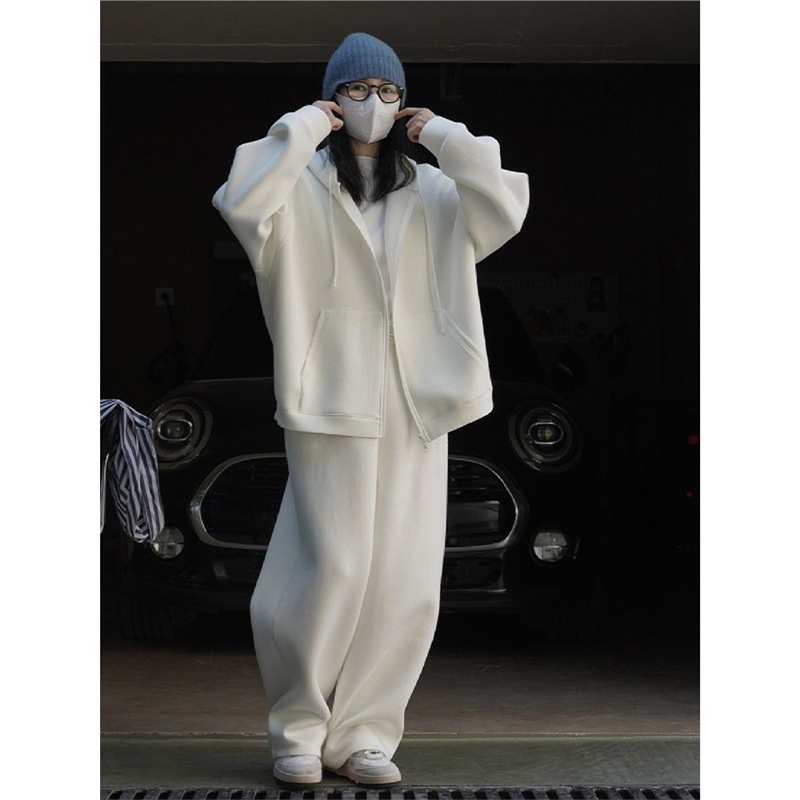 001 Salt Style Sportswear Women, Spring And Autumn, Loose Fit, Slimming, Fashionable, Lazy Style, Sweatshirt, Casual_voghion.com