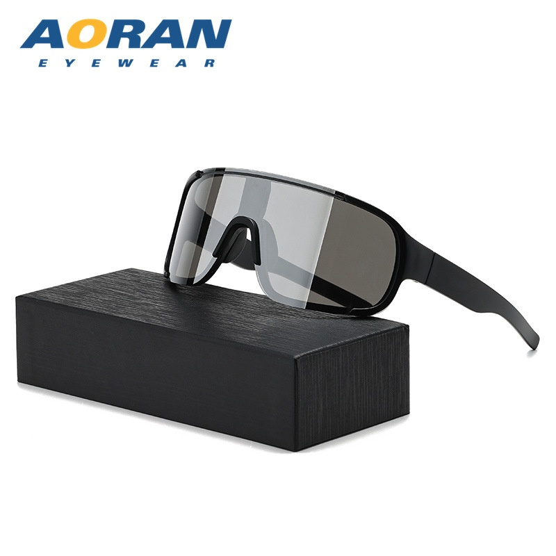 ActiveGo Retro Black Oversized Frame Outdoor Cycling Windproof Sports For Men And Women Mountaineering Skiing Goggles Slimming_voghion.com