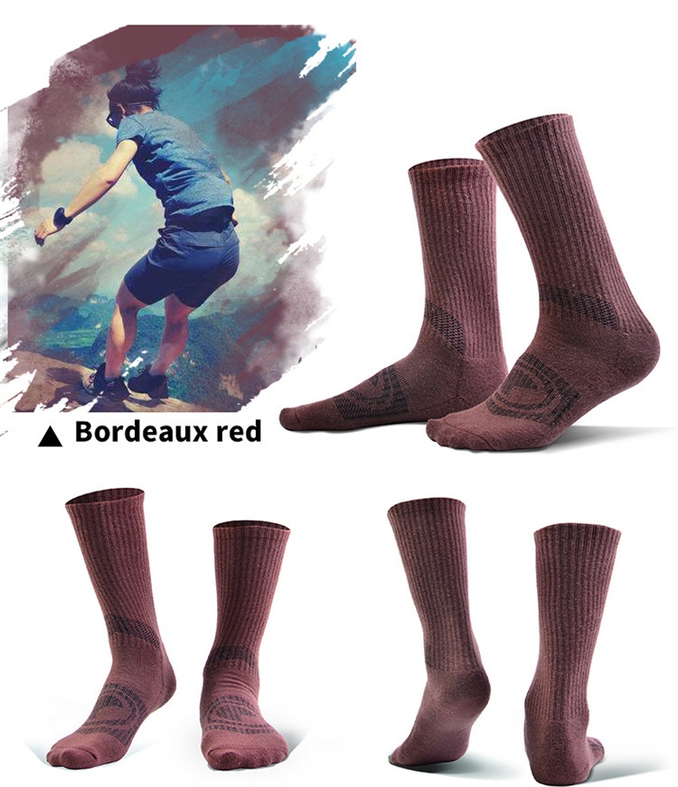 ActiveGo ActiveGo RBAO Vente directe Chaussettes fines de randonnée extérieure 047 Été Automne Trekking Course à pied Alpinisme mi-mollet_voghion.com