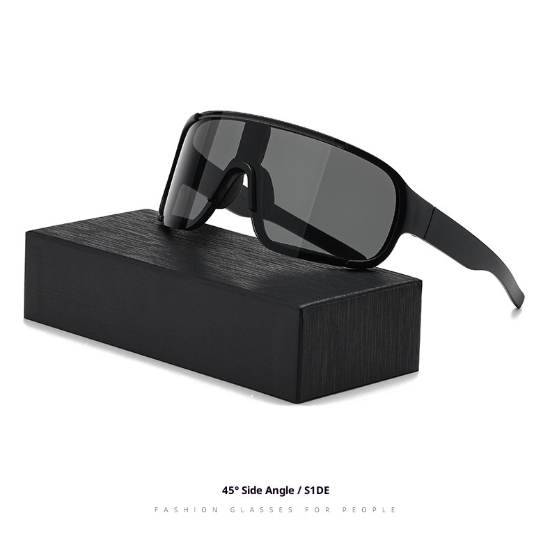 ActiveGo Retro Black Oversized Frame Outdoor Cycling Windproof Sports For Men And Women Mountaineering Skiing Goggles Slimming_voghion.com