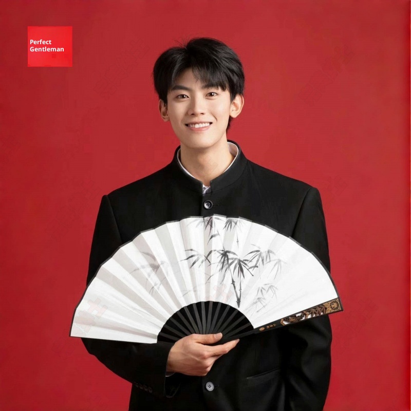 boy New Chinese Style Zhongshan Engagement Certificate Men's Casual Suit Handsome High-end Stand Collar Jacket_voghion.com