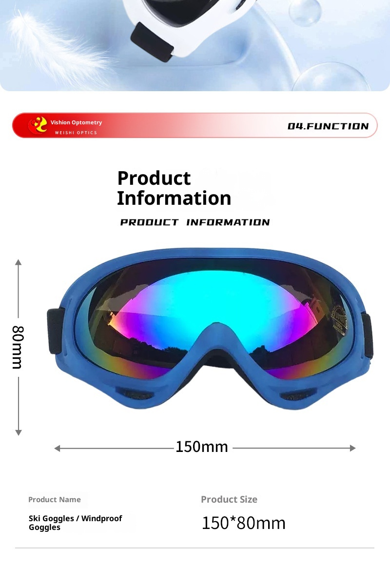 ActiveGo Neue Unisex-Sonnenbrille für Frühling/Sommer: Schneebrille, Fahrradbrille, Bergsteigerbrille, winddicht, sandfliegenabweisend, beschlagfrei, schneesicher_voghion.com