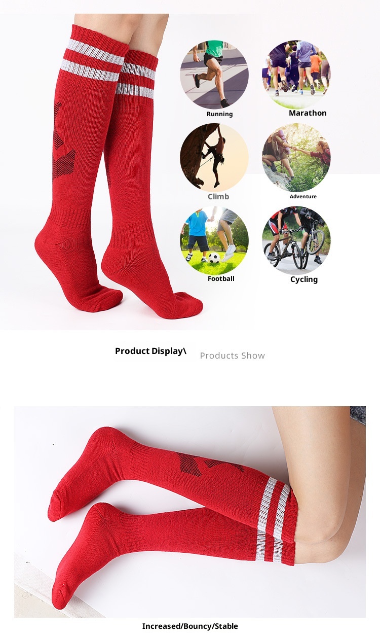 ActiveGo ActiveGo Adult And Children Thickened Towel Bottom Marathon Hiking Cycling Soccer Long Tube Sports Compression Pressure Socks_voghion.com