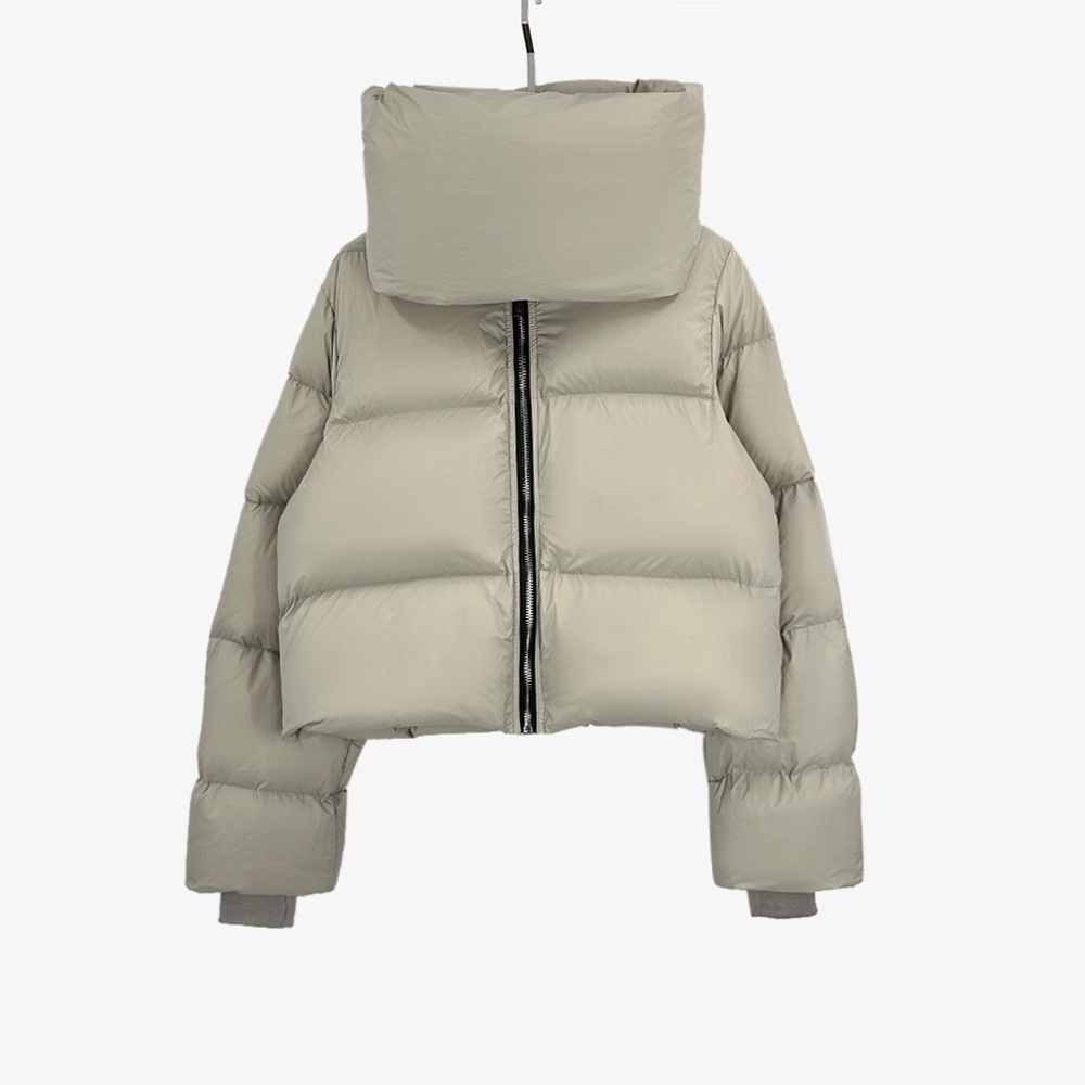 ChicShe SUBHUMAN Herren Damen | Herbst und Winter Dunkler Stil Verdickte Version Weiße Entendaunen Warmer Paar Halswärmer Puffer_voghion.com