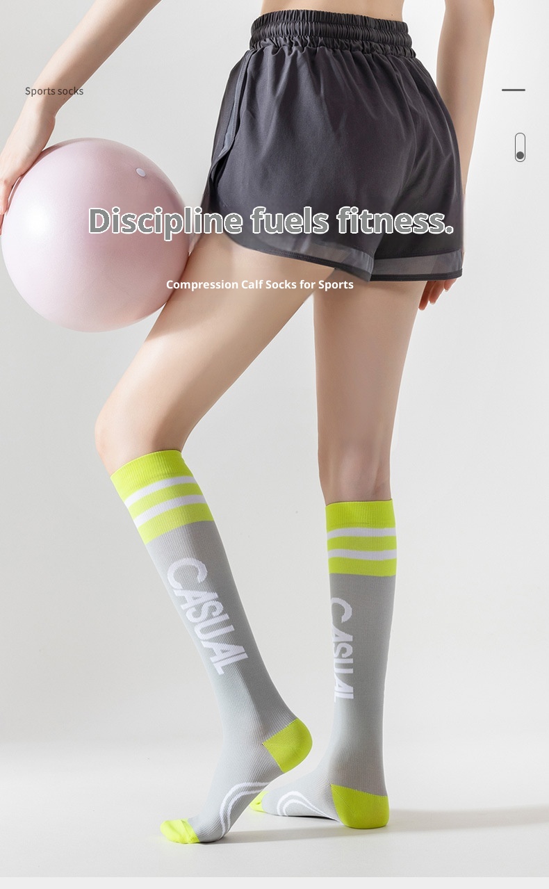 ActiveGo ActiveGo Compression Sports Donna, Calzini a compressione professionali per corsa, salto con la corda, fitness, ciclismo, escursionismo, gambe snellenti_voghion.com